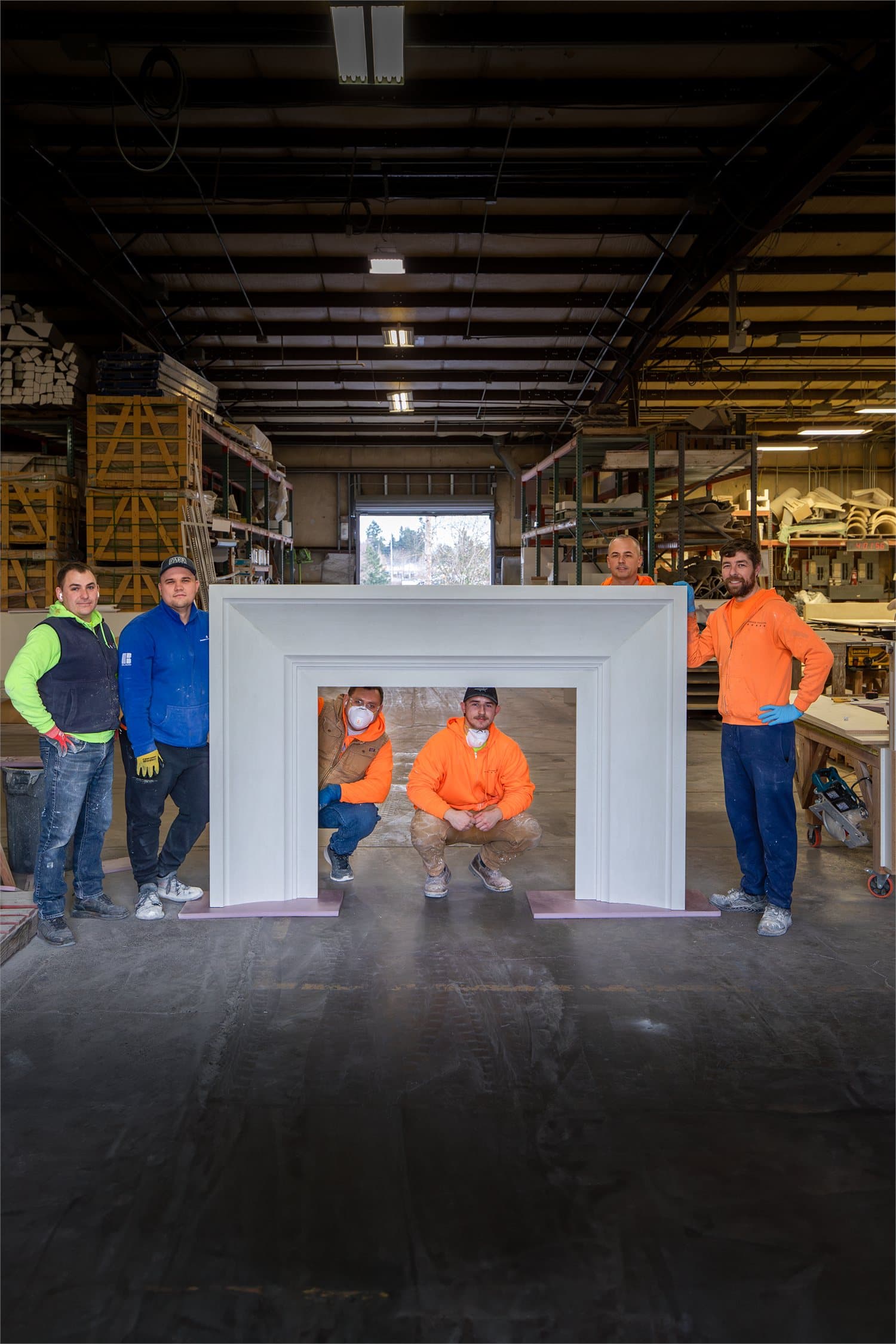 Oltre team in the Salem, Oregon shop.