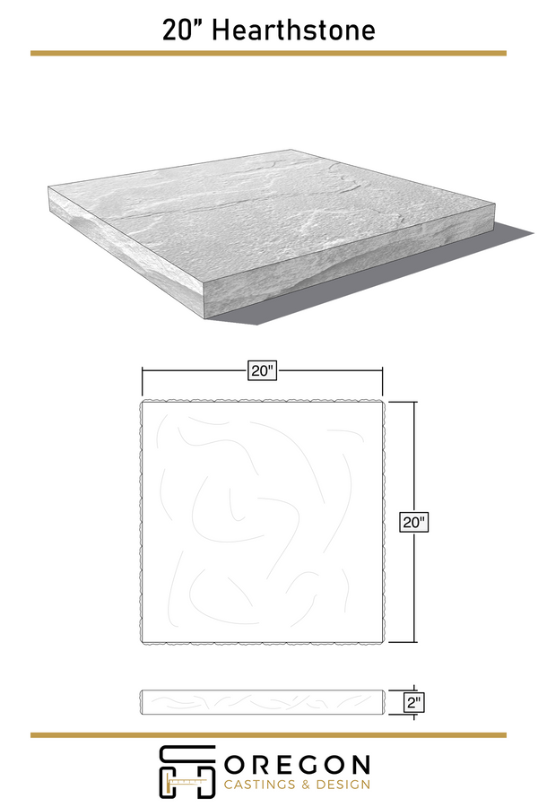 Exterior 20" Hearthstone