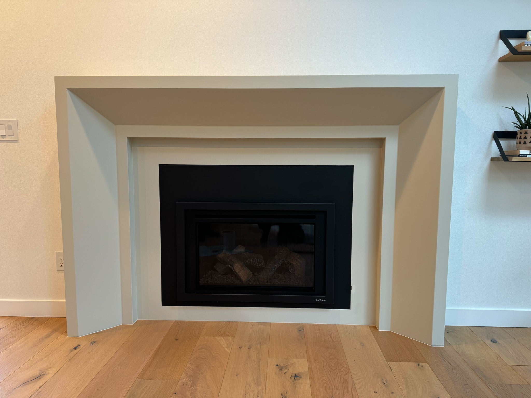 Newport Cast Limestone Fireplace Surround