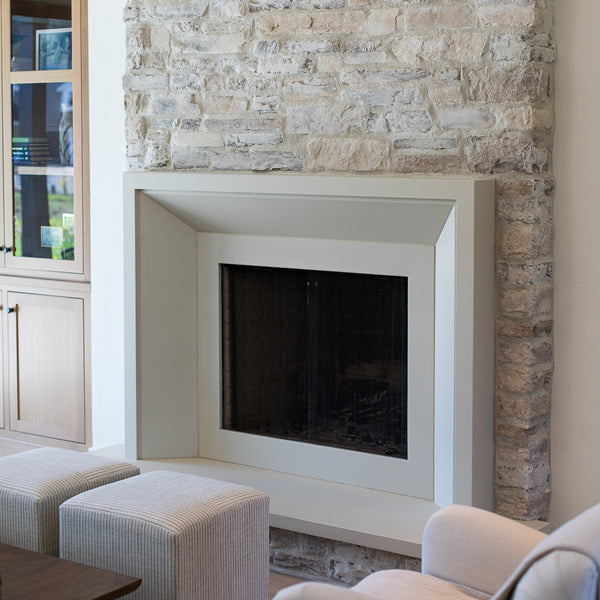 Milan Cast Stone Fireplace Surround