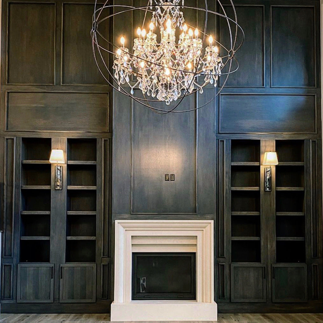 Verona Cast Limestone Fireplace Surround