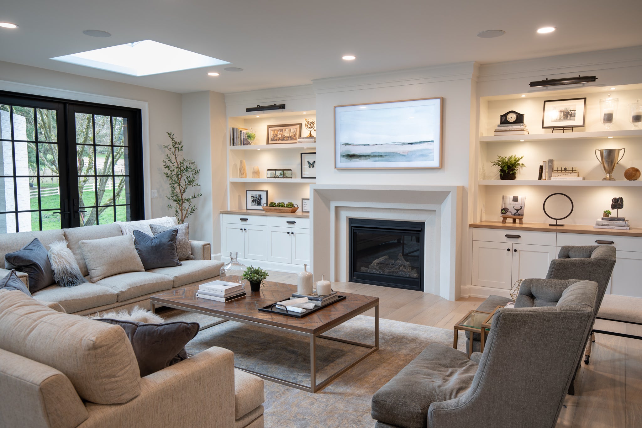 Newport Cast Limestone Fireplace Surround